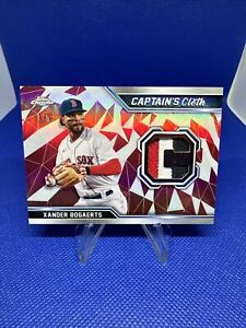 2021 Topps Chrome Captain's Cloth Red 1/5 Refractor Xander Bogaerts Red Sox