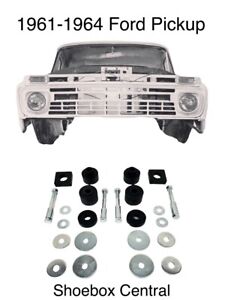 1961 1962 1963 1964 Ford Pickup Truck Cab to Frame Rubber Pad Hardware Kit (For: 1963 Ford F-100)