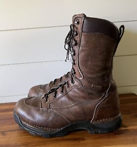 Danner Boots Size 12 Men’s Pronghorn GTX Brown 10 inch Lace Up Hunting 600 Gram