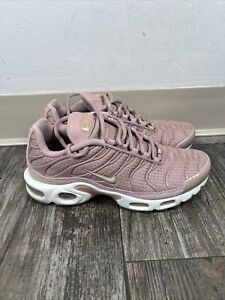 Nike Air Max Plus TN Particle Pink Running 2017 Shoes 605112-603 Women Size 8