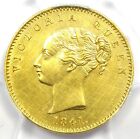 1841-B & C India Victoria Gold Mohur Coin - Certified PCGS AU Details - Rare!