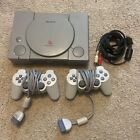 Sony Playstation PS1 Console System with Cables + 2 Controller - Untested
