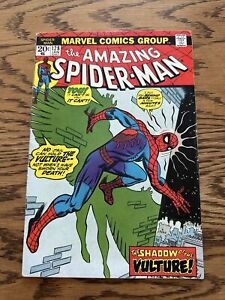 Amazing Spider-Man #128 (Marvel 1974) Origin of the Vulture! Ross Andru Art FN+