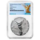2023 Reverse Proof Silver Mexican Libertad Onza 2 oz NGC PF70 ER Mexico Label