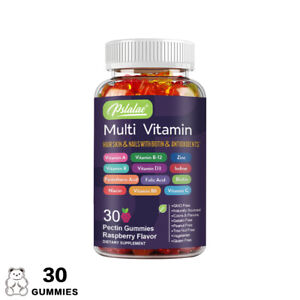 Multi Vitamin Gummies - with Biotin - Immune Support, Hair, Skin and Nail Health