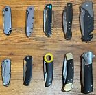 Lot of 10 Folding Knives -  Kershaw / Buck / Civivi / KaBar