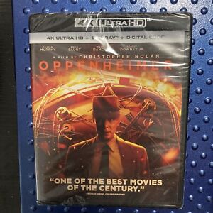 Oppenheimer [4K UHD + Blu-Ray + Digital} New Sealed