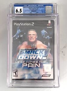WWF Smackdown Here Comes The Pain (PlayStation 2, PS2) SEALED- CGC B+ 6.5 GRADED