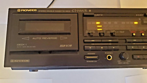 Pioneer  CT-W450R Vintage Stereo Dual Cassette Tape Deck  Player Recorder REPAIR