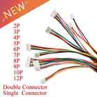 JST GH 1.25 Wire Connectors 5Pcs 2P-6P Micro Male 15CM 28AWG Cables