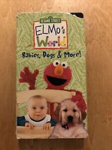 Elmos World - Babies, Dogs  And More VHS Tape Untested