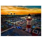 The little lighthouse in Oceanside at Poster Art Print, Ships & Boats Home Decor