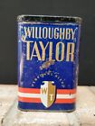 Vintage advertising Willoughby Taylor personal blend pocket tobacco tin-Empty