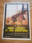 Rated X movie poster: CARNAL ORGE OF AN HEIRESS (100x140cm) Amber Lynn