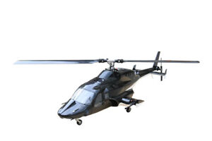 600 Airwolf ARF RC Helicopter Fuselage 600 Size Airwolf Black Superscale