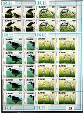 / 10X ZAIRE - MNH - BIRDS - 1985 - NATURE - WHOLESALE