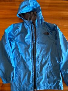 Boys North Face Dryvent Hooded Windbreaker Jacket Raincoat Youth Medium 10-12