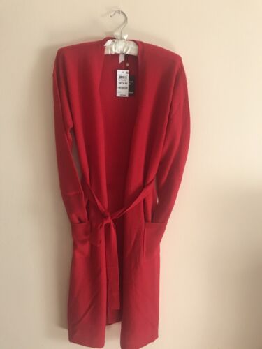 charter club cashmere medium Size ,belted Long Cardigan.