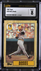 New Listing1987 Topps Barry Bonds #320 Rookie RC CSG 8