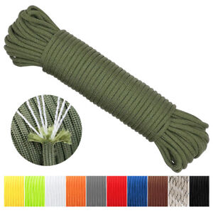 550LB Paracord Parachute Cord Rope Mil Spec Type III 7 Strand  50 100 500 1000FT