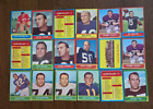 1963 TOPPS FOOTBALL LOT OF 35 LOW GRADE COMMONS AND STARS