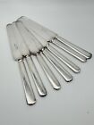 7 French Style Silver Plate Dinner Knives 9.5”Vintage Mixed Lot