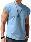 US Mens Muscle Tank Tops Shirt Sleeveless Athletic Bodybuilding Workout T-Shirts