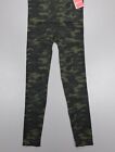 SPANX High Waist Look at me now Leggings Green Camo Nylon Stretch Womens Size M