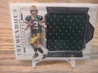 2018 Panini National Treasures Aaron Rodgers Player Worn Patch. Serial # 29/49