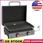Tabletop Griddle Heavy Duty Flat-Top Grill Station Camping Outdoor Tailgating