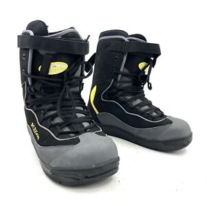 Klim Black Gray Snowmobile Boots Men's Size US 13 / EU 48