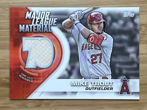 Mike Trout - 2021 Topps Update Major League Material Relics #MLM-MT