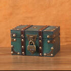 Antique Wooden Box With Lock, Wooden Storage Box, Pirate Treasure Box, Password