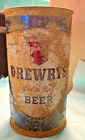 DREWRYS EXTRA DRY BEER DREWRYS BREWING CO SOUTH BEND, IND “ZODIAC CAN”