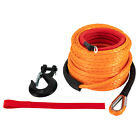 3/8in x 60FT 19854LBS Synthetic Winch Rope Line Recovery Cable For UTV ATV Winch