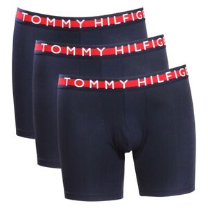 3 Tommy Hilfiger Boxer Briefs Microfiber Micro Rib 3 Pack Underwear Navy SALE !!