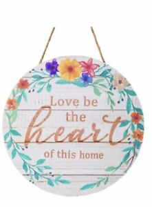 New ListingRustic Farmhouse Sign Front Porch Decor Door  Love This Home 12'' Spring Sign