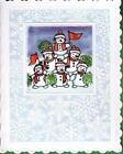 SNOWMAN EMBOSSED DELUXE MINI CHRISTMAS CARDS by CAROL'S ROSE GARDEN (5)