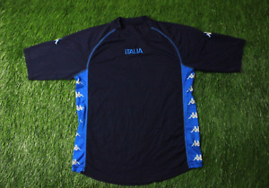 ITALY TEAM 2000-2001 FOOTBALL SOCCER SHIRT JERSEY TRAINING KAPPA ORIGINAL SIZE L