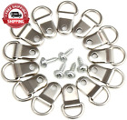 Small D Rings Frame Hooks for Picture Hanging - 80 Pieces D Ring Picture Hangers