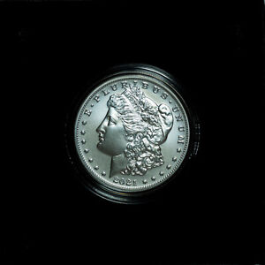 2021-CC Morgan Silver Dollar Carson City Privy Mark Coin with Box and COA 21XE