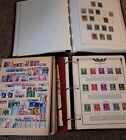 $$$ 3 Binders Hundreds Of STAMPS! Allot Of UNUSED! Several 1800s , Mid 1900s