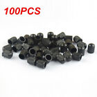 100 Pcs Plastic Car Tire Rim Valve Stems Wheel Tyre Air Caps Dust Cover Black (For: Honda)