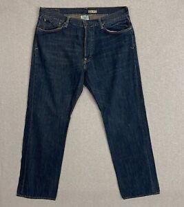 Polo Ralph Lauren Vintage 67 Jeans Men 36x32 Medium Wash Denim Button Fly Cotton