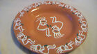 HAND MADE & PAINTED CLAY KOKOPELLI SERVING PLATE by SUSAN