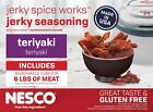 BJT-6 Jerky Spice Works - 3 Pack Teriyaki Flavor Beef Jerky Seasoning. By NESCO