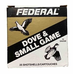 VINTAGE Federal Dove & Small Game Load 12 Ga Empty Shell Box