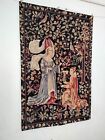 vintage gorgeous French needlepoint tapestry crosstitch Aubusson tapestries 970