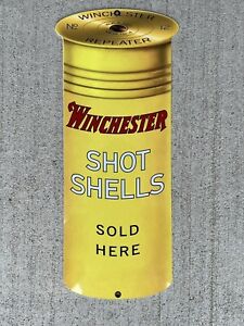 18 Inch Winchester  Shells Aluminum Die Cut Sign Cartridges Hunting