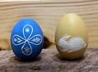 Judy Petrie Carolina Cameo Eggs.  Catawba Valley Southern Folk Pottery